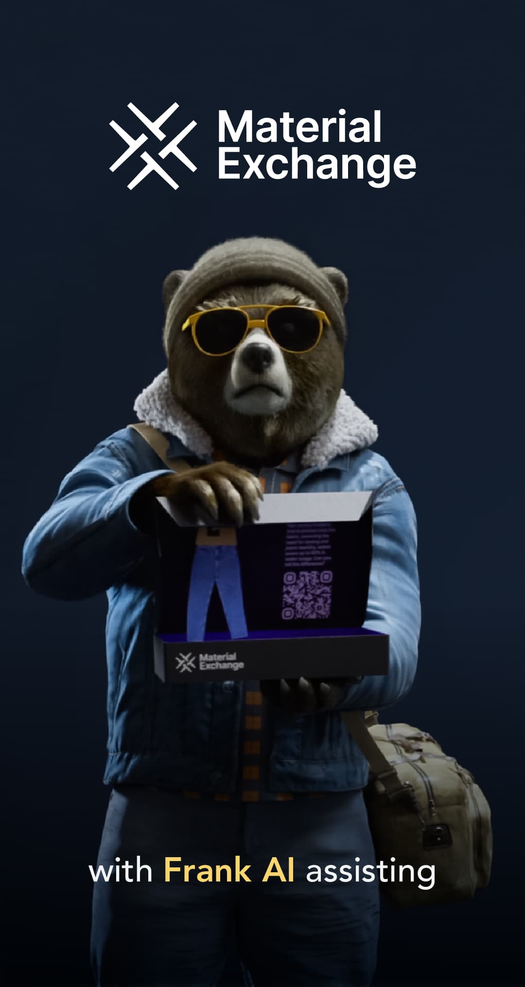 Material Exchange: Delivery campaign artwork